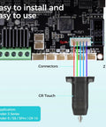 CR Touch Auto Leveling Sensor For Ender 3 V2 Neo Ender 3 S1 Pro And CR 10 Smart Pro Printers with wiring diagram