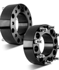 Dead On 2 Inch Wheel Adapters Converting 8X6.5 To 8X180 Bolt Patterns With 117Mm Center Bore And M14x1.5 Threads, aluminum, pair
