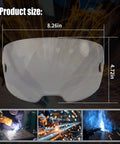 10 Pack Clear Front Cover Lenses 0700000802 For A50 Welding Helmet Replacement Viewing Lens 3.93 In By 2.36 In Welding Mask Lens Replacement