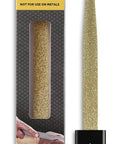 Pro Grade Six Inch Warding Hand Rasp Featuring Soft Touch Grip Handle And Precision Carving Teeth For Fine Wood Shaping with gold abrasive surface.