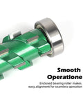 Pro Grade Flush Trim Router Bit with Twenty Carbide Tips One Half Inch Shank Two To Three Quarter Inch Cut Length Compression Design