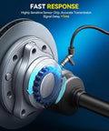 PHILTOP rear ABS wheel speed sensor set (2 pcs) shown near brake rotor in close-up view