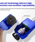 Leeb Hardness Tester Pen Type Portable Metal Hardness Tester 7 In 1 HL HV HB HRC HRB HRA HS With Durable ABS Housing And Tungsten Carbide Tip, internal coil detail