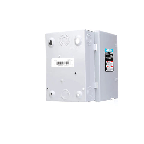30 Amp 2 Pole 240 Volt Plug Fused Indoor General Duty Safety Switch With Quick Make Quick Break Mechanism High Visibility On Off Indicators Padlock Ready