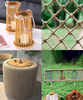 Heavy Duty 50 Foot 8mm Jute Rope For Crafts And Cat Scratcher Posts Bundling And Hanging Natural Thick Twine used in decor