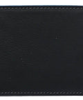 Men's Leather RFID Blocking Bifold Wallet For Everyday Carry And Daily Hustle, Premium Wellington Style In Black, exterior view