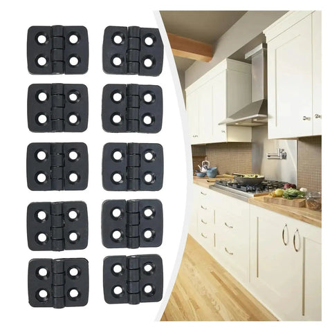 Durable Nylon Plastic Butt Bearing Door Hinges 10 Pack For Cabinets Toolboxes Windows And Home Furniture