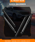 Ford Ranger And Mazda B2300 B3000 B4000 Front And Rear Shocks Struts Set 4 Piece on display with background vehicle