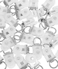 30 Piece Heavy Duty Curtain Track Roller Hooks Featuring Double Alloy Wheels And Slide Like Butter Smooth Pulleys For Zero Hassle Installation, white pulleys with metal rings