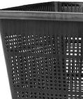 Close-up of Three Pack 13 Inch Square Plastic Mesh Plant Baskets for water gardens, showing the durable mesh design.