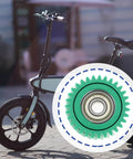 Electric bike with inset Three Pack Nylon Gear For Your Electric Bike Ride, 31T Drive Gear With 608 Bearing detail.