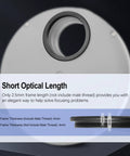 M54X0.75 Male To M48X0.75 Female Telescope Adapter Aluminum All Metal Construction With 4mm Optical Length Diagram
