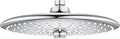 Angled view of Euphoria 260 Shower Head With 3 Spray Modes Jet SmartRain Rain 10 Inch Face Dope Starlight Chrome 2.5 GPM