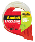 Smooth Operator Clear Shipping Packing Tape With Heavy Duty Dispenser For Quick Box Sealing and Fast Rollout In Bulk Six Pack Supply For Straight Ahead Warehouse Jobs on red packaging dispenser.