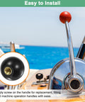 Installed 3 Pack Threaded Ball Knobs M8 Female Thread 30mm Diameter Thermoset Ball Knob For Lathe Machine Lawn Mowers