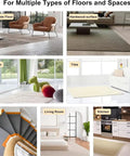 Examples of 16 Pack Rug Corner Grippers For Hardwood Floors on concrete, hardwood, marble, tiles, stairs, living room, kitchen