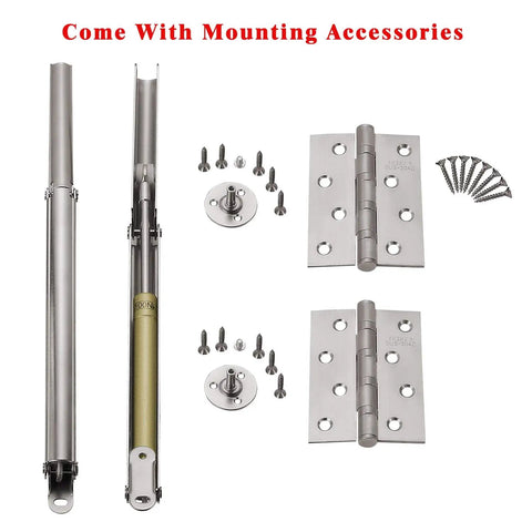 Gas Struts 200N 30Lb Heavy Duty Safety Pneumatic Hinges With Slow Lowering For Cabinets Wooden Boxes And Toy Chests Built To Last