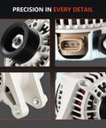 Close-up details of Beefed-Up Alternator Replacement For Toyota Corolla Matrix Celica MR2 Spyder And Pontiac Vibe 2000-2008