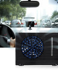 Compact 12V Car And Home Mini Air Cooler With Evaporative Water Cooling and Two Speed Switches for sweet chill vibes in a vehicle.