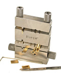 Slick Jewelry Miter Vise For Exact Tube And Wire Cutting At Forty Five To One Thirty Five Degrees with metal parts and tools.