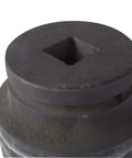 Top view of Extra Long XXX Impact Socket for Three Quarter Inch Drive, 33 Millimeter Size, Heavy Duty Alloy Steel Tool