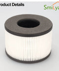 BS-03 True HEPA Replacement Filter For PARTU And Slevoo Purifiers 3 In 1 Filtration System With Activated Carbon And Pre Filter