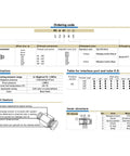 Specification sheet for Pro Grade One Quarter Inch NPT Push To Connect Air Fittings for Six Millimeter Tube.