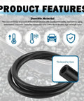Pro Grade Silicone Vacuum Hose Kit For Auto Repairs With Six Diameters From One Eighth To Three Eighths Inch 64 Nylon Fittings