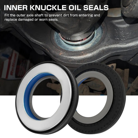 Beefed Up Front Axle Seal And Greaseable U Joint Kit For Ford F 250 F 350 Super Duty 2005 To 2014 With O Rings And Seals