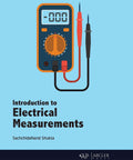 Front cover of a blue book titled Introduction to Electrical Measurements with a multimeter illustration.