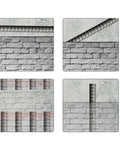 Images showing rebar mapping in concrete walls, illustrating detection use of Kickass Compact Stud Finder Wall Scanner.