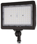 Beefy Outdoor LED Flood Light 90W 11.5 Inch 5000K Daylight Bronze Finish 150 Degree Beam Wet Location DLC Premium Certified cULus Safety 50,000 Hour Life Aluminum Construction For Landscape And Architectural Lighting