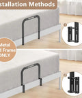 Lock Your Queen Size Mattress Down Straight Up With Set Of Two Extra Tall Anti Slip Bed Frame Retainer Bars adjustable metal installation methods