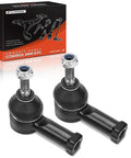 Front Outer Tie Rod End for Smart Fortwo 2008 2016 Replacement, Driver Side and Passenger Side, Front Steering Linkage Upgrade, Beefed Up Ball Joint, Easy Install, Improves Steering Response and Precision Alignment, pair with box