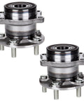 Pair Of Rear Wheel Hub Bearing Assemblies With ABS For Subaru Outback Impreza Forester Legacy 2008 2009 2014 5 Lug 512401 Replacement