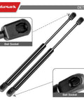 20 Inch Gas Strut Lift Support 40Lb For RV Camper Motorhome Boat Doors Hatches Cabinets Storage TV Mounts Toolbox Lids Beefed Up Heavy Duty Shock Spring Pair Ready To Install with ball socket detail