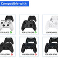 Compatible controllers for Six In One Replacement Thumbsticks Kit For Blade Advance And Ultra One Controllers, showing various models.