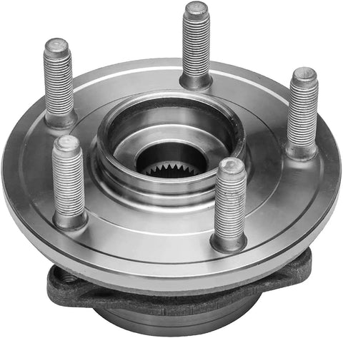 Left Front Wheel Bearing Hub CV Axle Replacement For AWD Jeep Grand Cherokee And Dodge Durango, showing 5 lug wheel hub.