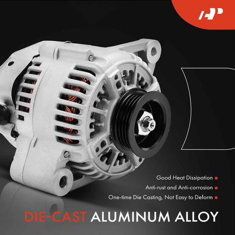 Alternator For Toyota Tacoma Tundra And 4Runner 1999 To 2004 3 4L 12V 80A Clockwise 4 Groove Pulley Replacement premium aluminum