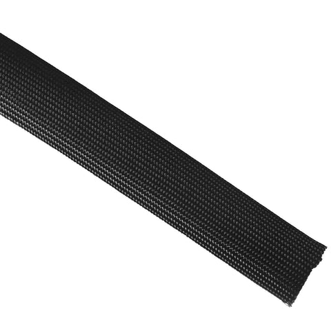 Heat Resistant Fiberglass Shield Sleeve For Car Wires And Hoses, 16 Feet Long, 20mm Inner Diameter, Black High Temp Heat Shield