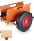 Heavy Duty Panel Dolly For Drywall Doors And Steel Panels Handles Up To 1100 Lbs 16 By 16 Inch Platform On Orange Steel Frame