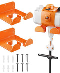 Heavy Duty Metal Weedeater Hanger Wall Mount For Garage Storage Two Pack Space Saving Weed Eater Holder Garden Tool Rack