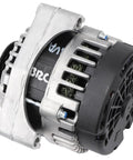Side view of GM Genuine Parts 20881337 Alternator Drop In Bolt-In Direct Fit New Exact Replacement For GM Vehicles 12V Power Output