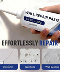 Person applying Fast Dry Patch Kit For Drywall Repairs With Crack Filler Paste, Smooth Finish And Easy Sanding To Fix Holes In Walls