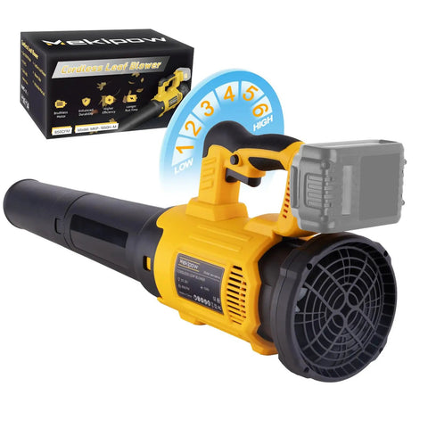 Cordless Leaf Blower For DeWalt 20V Max Batteries With 650 CFM Brushless Motor Built In Protection 6 Speed Settings And Turbo Mode