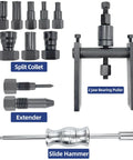 Be Your Own Mechanic With This 12 Piece Motorcycle Bearing Puller Kit For Blind Bearings And Slide Hammer Two Jaw Puller Set