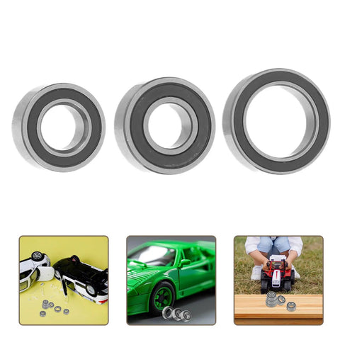 Sweet 16 Piece Steel Ball Bearing Kit For RC Cars And Motors With Sealed Design For Low Friction And Long Life Plus Quick Install To Boostspeed And Reliability On Your Vehicles While Snatching Wins And Getting The Ride You Crave Instantly. Steel bearings set for RC cars