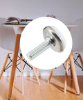 Close-up of an M6 screw-on glide from the 36 Piece Kit to Fix Those Pesky Wobbles Fast With Adjustable M6 Furniture Levelers.