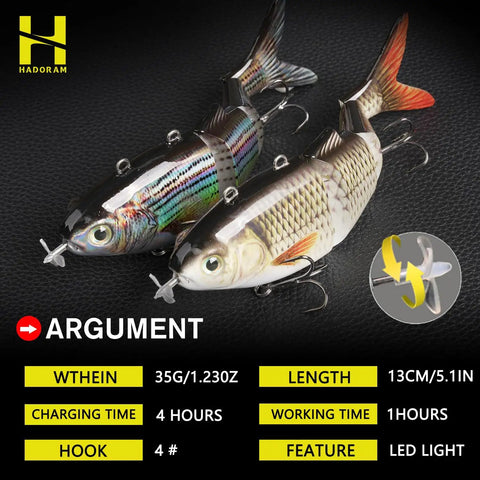 Electric Robotic Swimbait Lure
