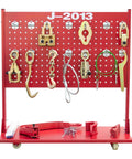 Beefed-Up 5T Auto Body Frame Puller Straightener With 6600 Lbs Capacity 49KN Pulling Power tool accessories on red display